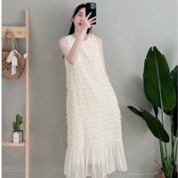 Váy bầu thiết kế sát nách dáng suông babydoll đẹp sang chảnh