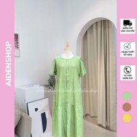 Váy bầu thiết kế suông xinh Aidenshop Đầm bầu mùa hè công sở mát