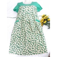 Váy bầu thô chấm bi hoặc hoa cúc