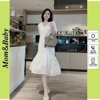 Váy bầu thời trang công sở xinh xắn mặc đi chơi dự tiệc Mom and Baby MSP526
