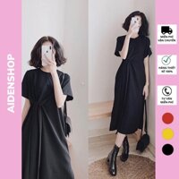 Váy bầu thời trang suông dáng dài Đầm bầu đẹp thiết kế mùa hè 2021 maternity dress