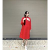 Váy bầu thời trang thiết kế mặc tết