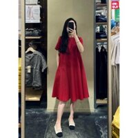Váy bầu thời trang thiết kế mặc tết mẫu mới freesize dưới 70kg chất đẹp