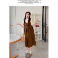 Váy bầu thu đông -Váy bầu yếm -váy bầu bigsize