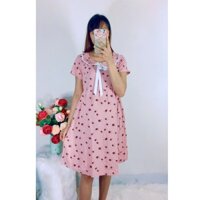 Váy bầu và sau sinh cộc tay, có khóa kéo cho con bú