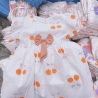 Váy Bé Gái 2024 Thời Trang Trẻ Em Mùa Hè Bong Bóng Nơ Công Chúa Bé Váy Siêu Cổ Tích20250310