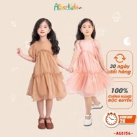 Váy bé gái ALBERKIDS hai lớp 3 tầng xinh đẹp cho trẻ em 2,3,4,5,6,7,8,9,10,11,12 tuổi [Ag0156]