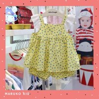 Váy bé gái bộ xuất hàn vải thô mềm mã B15 hãng Allo