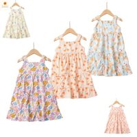 Váy bé gái chất lanh Thái size 2-10 tuổi, đầm lanh bé gái, váy đầm cho bé chất lanh cực mát - Bongkids12