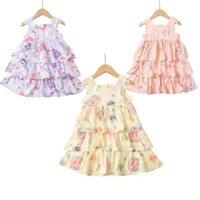 Váy bé gái chất lanh Thái size 2-10 tuổi, đầm lanh bé gái, váy đầm lanh trẻ em chất lanh cực mát, hàng đẹp