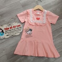 Váy Bé Gái , Đầm Xinh Cotton Dáng Xòe Đuôi Cá 0901