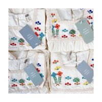 Váy bé gái Linen thêu