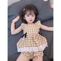 VÁY BÉ GÁI LỤA ĐŨI MỊN MÁT HOT NHẤT HÈ 2020