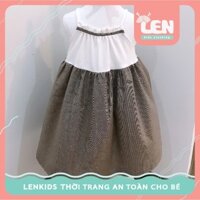 Váy bé gái mùa hè, vải cotton Hàn Quốc, sang và rất xịn, váy trẻ em cho bé 1-7 tuổi Lenkids [ảnh+video shop đạo diễn]