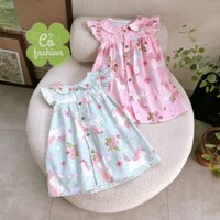 váy bé gái ngựa pony hồng xanh vải thô mềm mịn hot hit