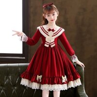 Váy bé gái Váy trẻ em lolita Đầm công chúa bé gái Váy học sinh 3.23