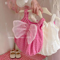 Váy bó sát bí ngô dễ thương Quần áo mèo Váy cho chó cưng