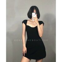 Váy Body Cổ Khoét Rộng_Xưởng May Quang Anh