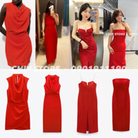 VÁY BODY ĐỎ SANG CHẢNH ZARA XUẤT DƯ XỊN HÀNG CHUẨN (ảnh thật)