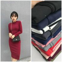 Váy BoDy Kẻ Sọc cổ Tròn Dáng ôm siêu đẹp.