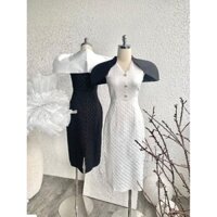 Váy body trắng Loan Lâm