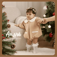 Váy bodysuit công chúa (0M- 24m)cho bé gái BEE BODY SUIT chất liệu cotton (0M-24M) cho bé gái thương hiệu Amaré Việt Nam