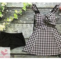 VÁY BƠI,ĐỒ BƠI DẠNG VÁY SỌC CARO