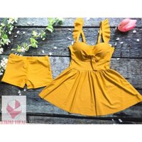 VÁY BƠI,ĐỒ BƠI DẠNG VÁY THẬT LÀ VÀNG TƯƠI