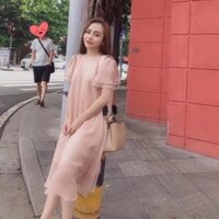 Váy Cánh Tiên Màu Hồng (pass)