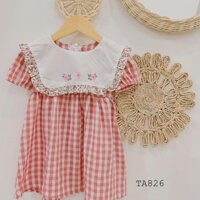 Váy caro cho bé gái 1 -6 tuổi