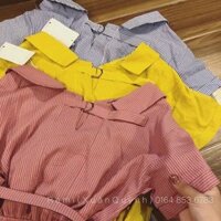 Váy caro soc quảng châu.  Form lớn, dành cho các bạn muốn giấu bụng hoặc đang có baby cũng ok khé Màu đỏ.