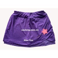 Váy Cầu Lông 7428 Tím Huế (Thun 4 chiều)