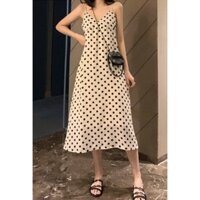 Váy Chấm Bi 2 Dây Hàn Quốc -P000CJIY DanBee