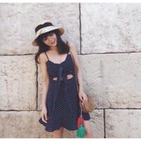 Váy chấm bi 2 dây