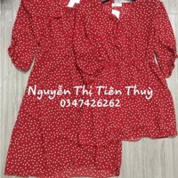 Váy chấp bi đỏ siêu hót cho đôi bạn thân qc