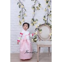 Váy Cho Bé Gái, Đầm Trẻ Em Thiết Kế - Váy Hanbok Cách Tân Cầu Vồng HANNAH KIDS