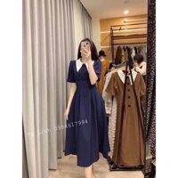 Váy cho con bú tôn dáng, che khuyết điểm - ảnh thật