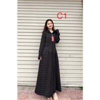 váy chống nắng 2 lớp hoạ tiết sang chảnh mã C