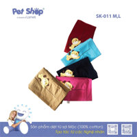 Váy chống nắng 2 lớp vải Cotton 100%, sử dụng được 2 mặt Lamell cao cấp màu XANH ĐEN