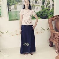 Váy chống nắng jean