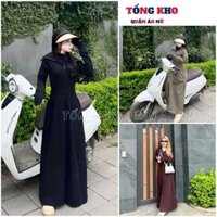 Váy Chống Nắng Nữ, Váy Chống Nắng Toàn Thân Cao Cấp chất liệu vải kim cương cao cấp thoáng mát - TONGKHO