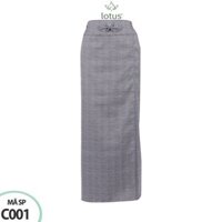 Váy chống nắng , váy chống nắng chất liệu kaki - thiết kế xẻ tà - freesize - LOTUS C001