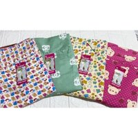 Váy chống nắng xẻ tà 2 lớp hoạ tiết dễ thương