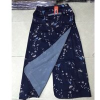 Váy chống nắng xẻ tà jean