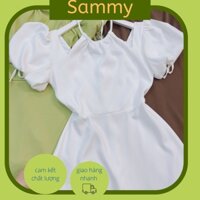 VÁY CỔ YẾM BUỘC DÂY CHO NỮ