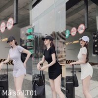 váy cộc tay đuôi tôm sang chảnh LT01