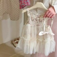 Váy Công Chúa Cánh Bướm Kèm Nơ, Có Size Body Cho Bé Nhỏ