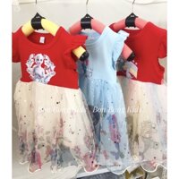 Váy công chúa chân voan hàng Quảng Châu size 7-15kg