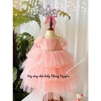 váy công chúa cho bé gái chim sáo