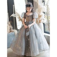 Váy Công Chúa Cho Bé Gái Trang Phục Biểu Diễn Piano Dài Sinh Nhật Cao Cấp Lễ Phục Trẻ Em Người Dẫn Chương Trình Múa Bồng